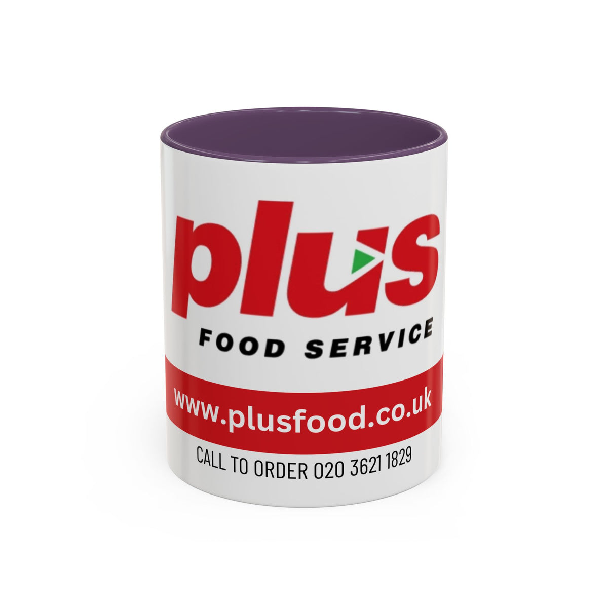 Plus Food Service Accent Coffee Mug — Branded 11/15oz Logo Mug