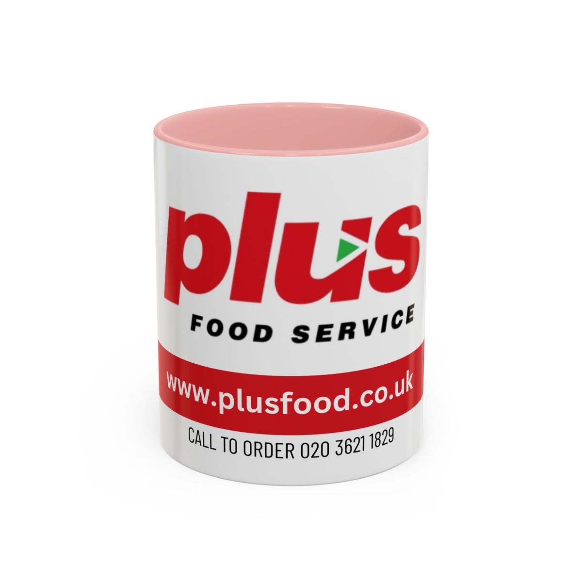 Plus Food Service Accent Coffee Mug — Branded 11/15oz Logo Mug