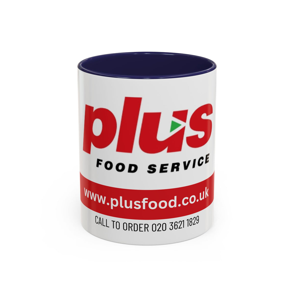 Plus Food Service Accent Coffee Mug — Branded 11/15oz Logo Mug